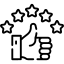 safisfaction icon