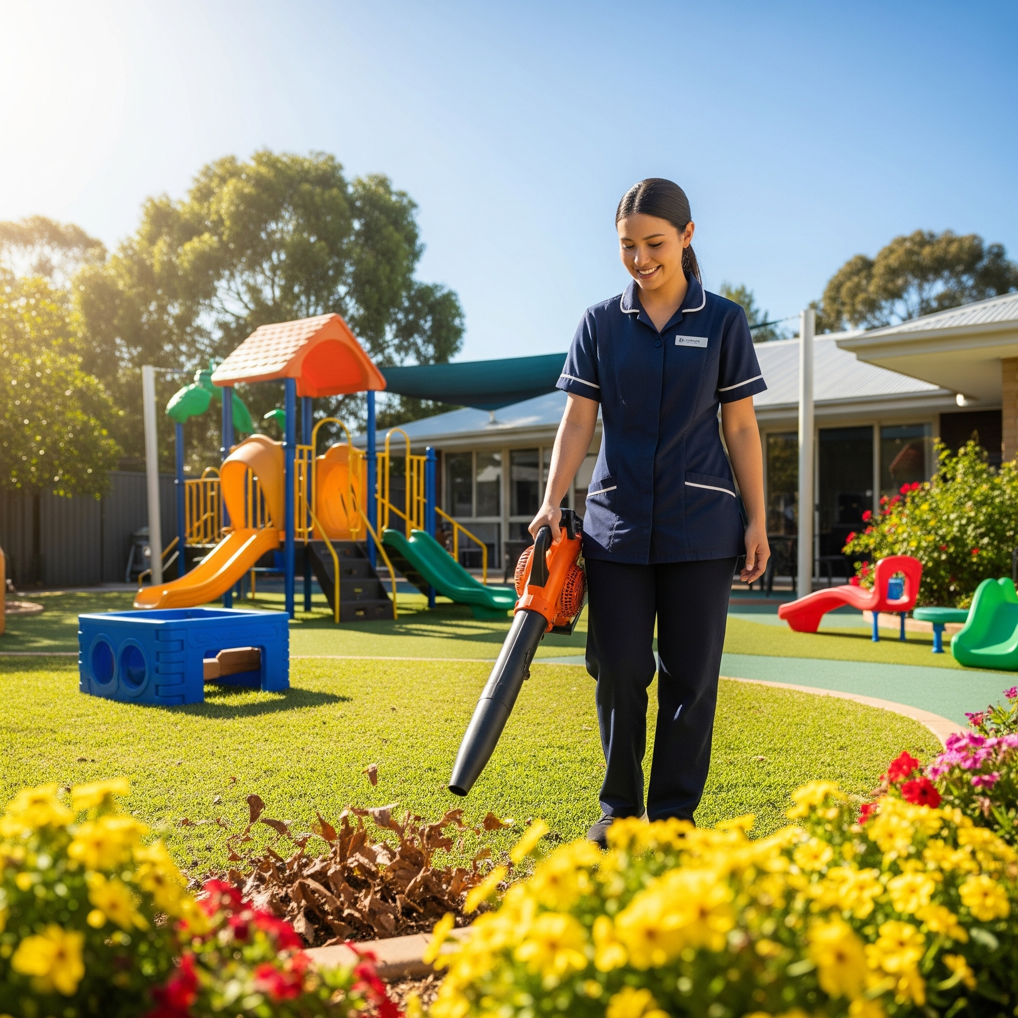 Non-toxic disinfectant application in Sydney childcare centre